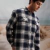 Navy Check Shirt